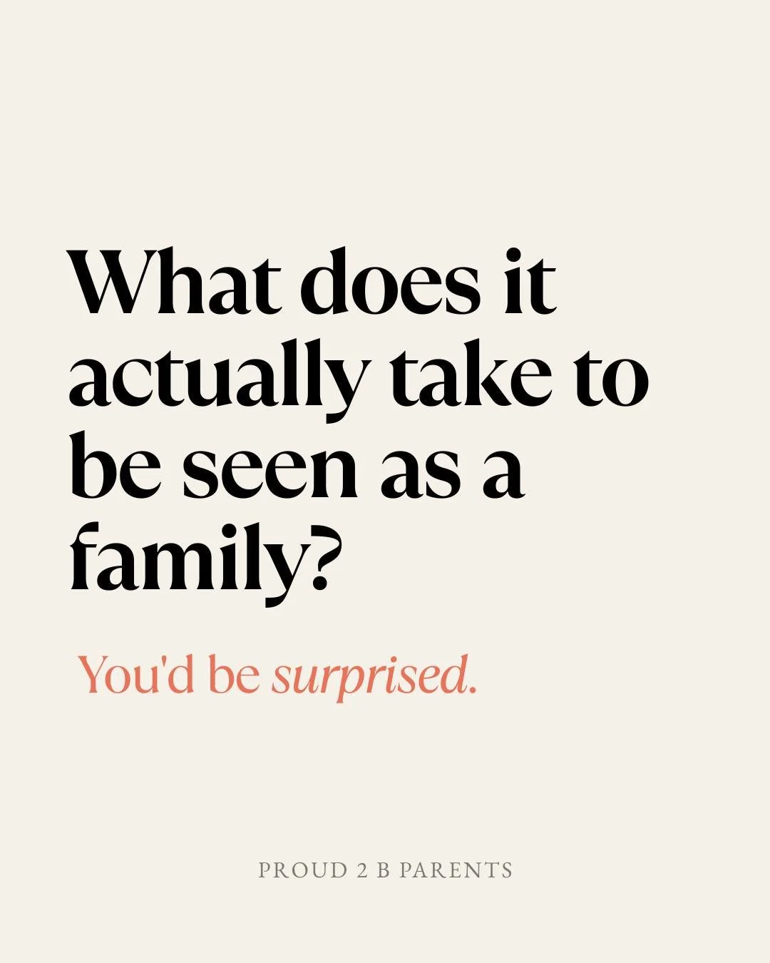 Every family has a story. But no family should have to explain why they belong. 💜

Two mums. Two dads. Single parents. Adoptive parents. Trans parents. Every family looks different, and every family deserves to be recognised, respected and celebrate