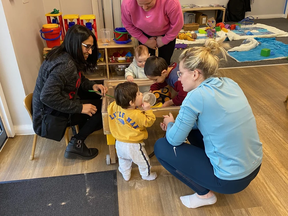 Children enjoying activities at Stay, Chat & Play Bolton