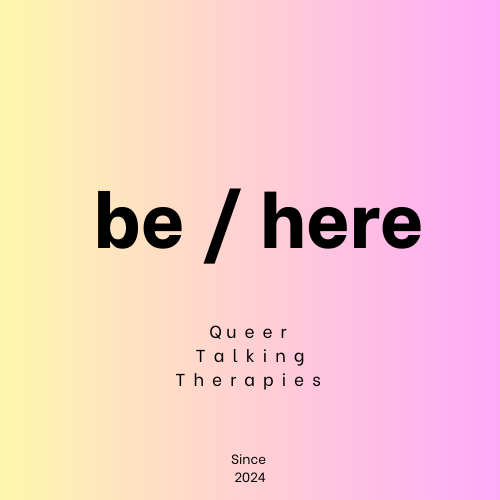 Be/Here Logo