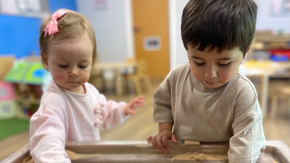 Children enjoying a shared activity