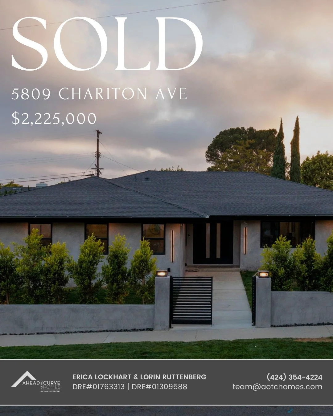 Every day we get asked, "How's the market?" This house is a perfect example of the strength of our local market. This home went into escrow after only 11 days. It goes to show that there is always a market for a quality product at the right