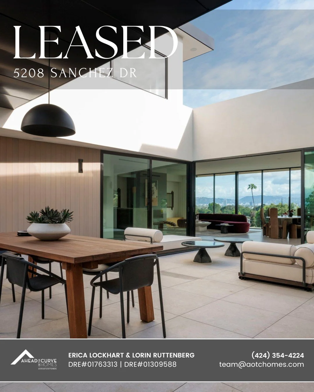 Double the good news! So thrilled to announce that both of these beautiful properties are officially leased! Connecting great tenants with wonderful homeowners is what it's all about. 

An architectural marvel boasting 5 bedrooms and 7 bathrooms, in 