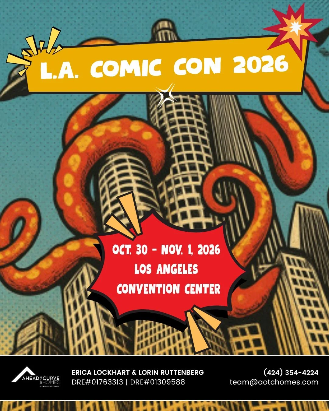 L.A. Comic Con returns to the Los Angeles Convention Center this October 30 &ndash; November 1 for the ultimate three-day celebration of pop culture! Building on crowds of over 130,000 fans, this year&rsquo;s event features star-studded panels, anime