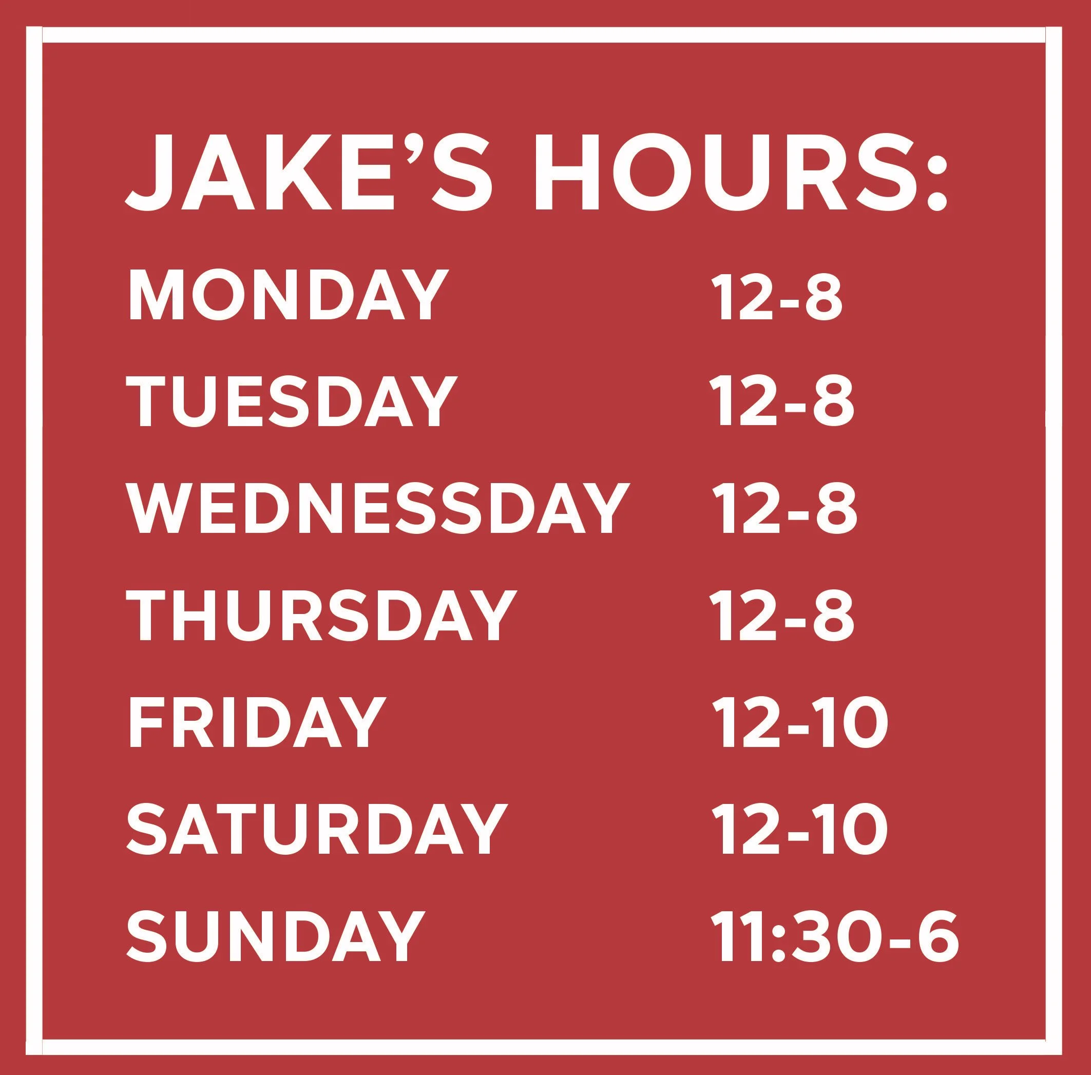 Jake's Trustworthy Burgers & Beer