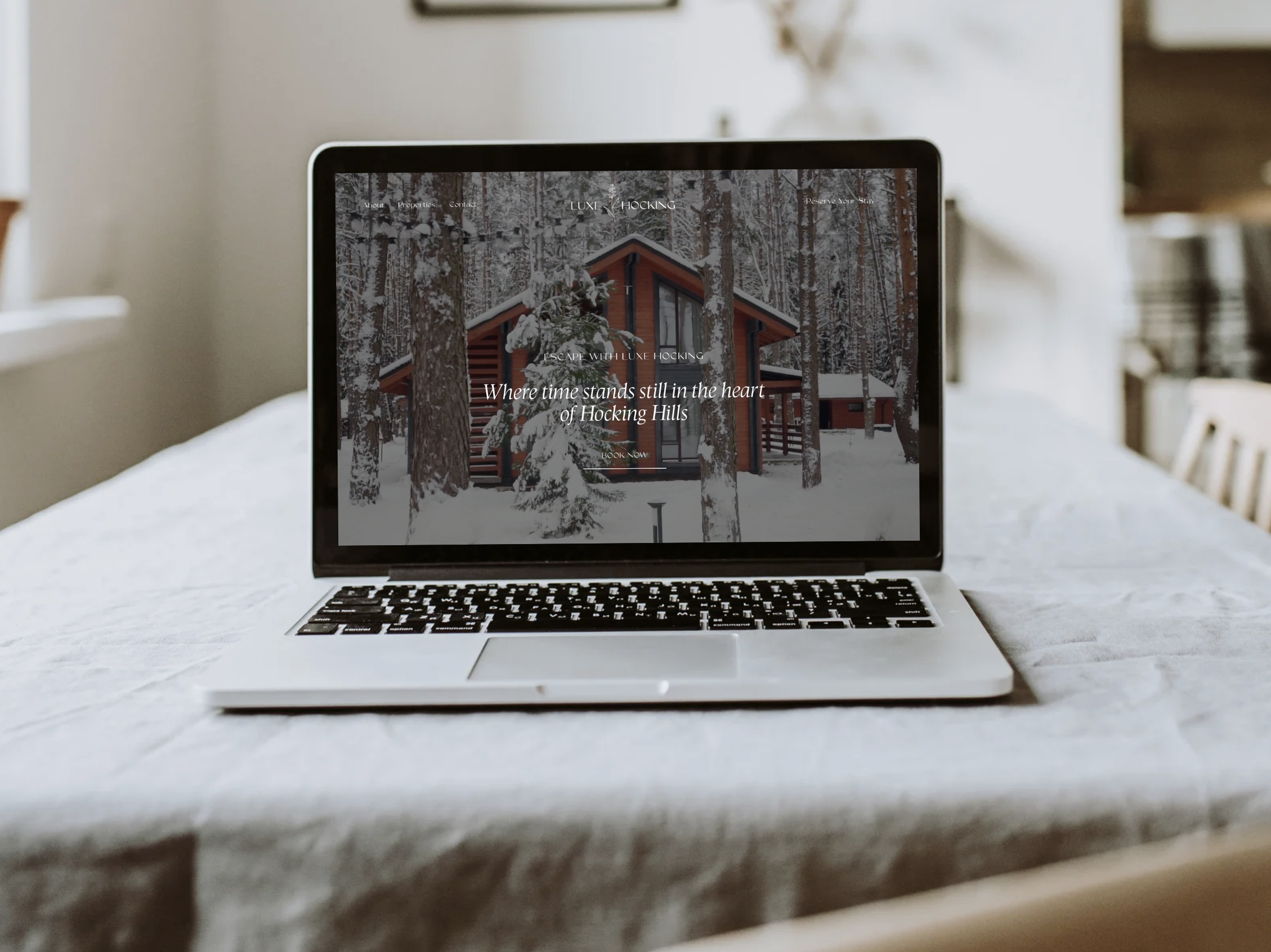 Luxury vacation rental website