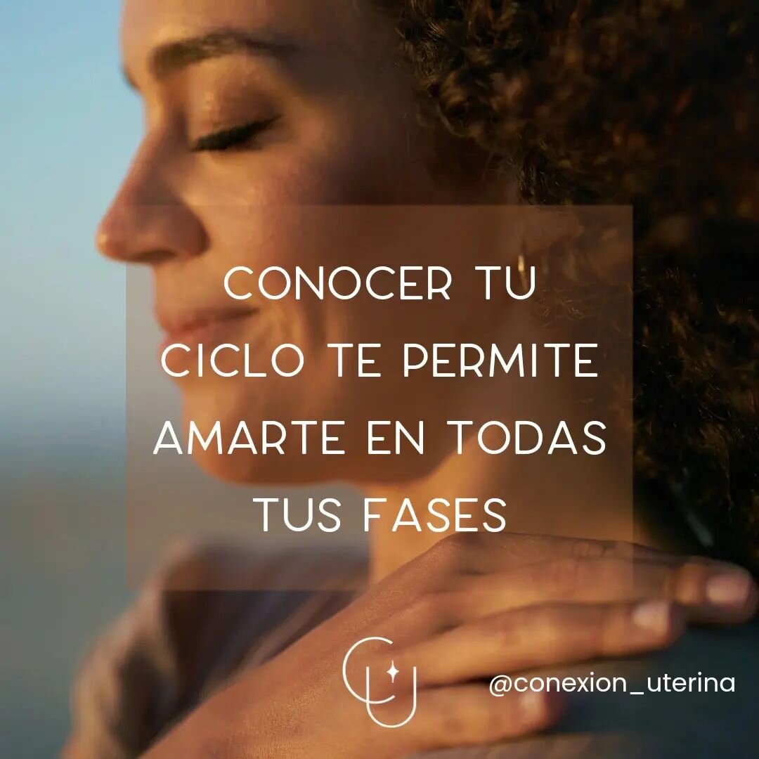 ✨️Conocer tu ciclo te permite amarte en todas tus fases✨️

☀️No s&oacute;lo en las fases luminosas, extrovertidas y llenas de energ&iacute;a. 
🍂Tambi&eacute;n en las fases de pausa, introspecci&oacute;n y con mayor necesidad de descanso. 

💖Te amas