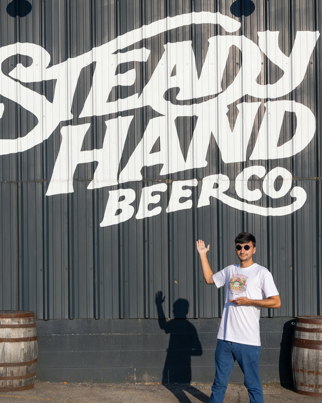 on this episode of hippie highlights: @steadyhandbeerco is located right across the street and is the perfect place to grab a craft beer with friends and enjoy the ambiance 🍻 (they're dog friendly!) you already know beer + hibachi is a great pairing