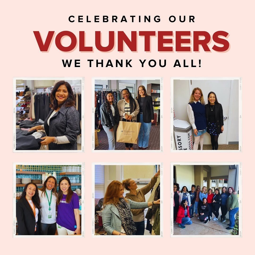 Happy Volunteer Appreciation Week from all of us at @dressforsuccess.sf! We are beyond grateful for the gift of your time and support and simply couldn&rsquo;t run our programs without your incredible dedication to our mission. ❤️

Thank you to our a