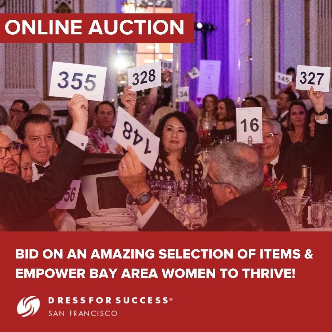 There&rsquo;s still time to bid on our Casino Royale Online Auction AND new items have been added 🎉 From now until May 19th, bid on our fabulous selection of items in support of empowering Bay Area women. 

Check out a couple of our favorite items&h