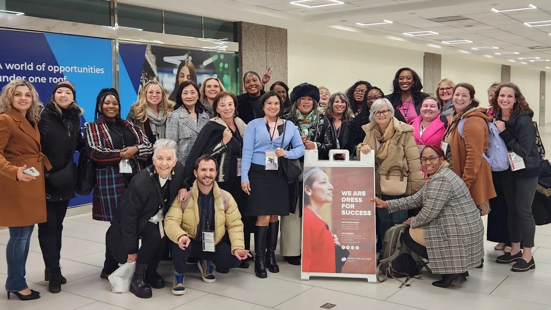 Connections, conversations, and so many aha! moments. 💡
Proud to stand with just some of the many incredible leaders present at the Together We Inspire, Dress for Success 2025 Affiliate Leadership Conference in Toronto, Canada. And there are a lot