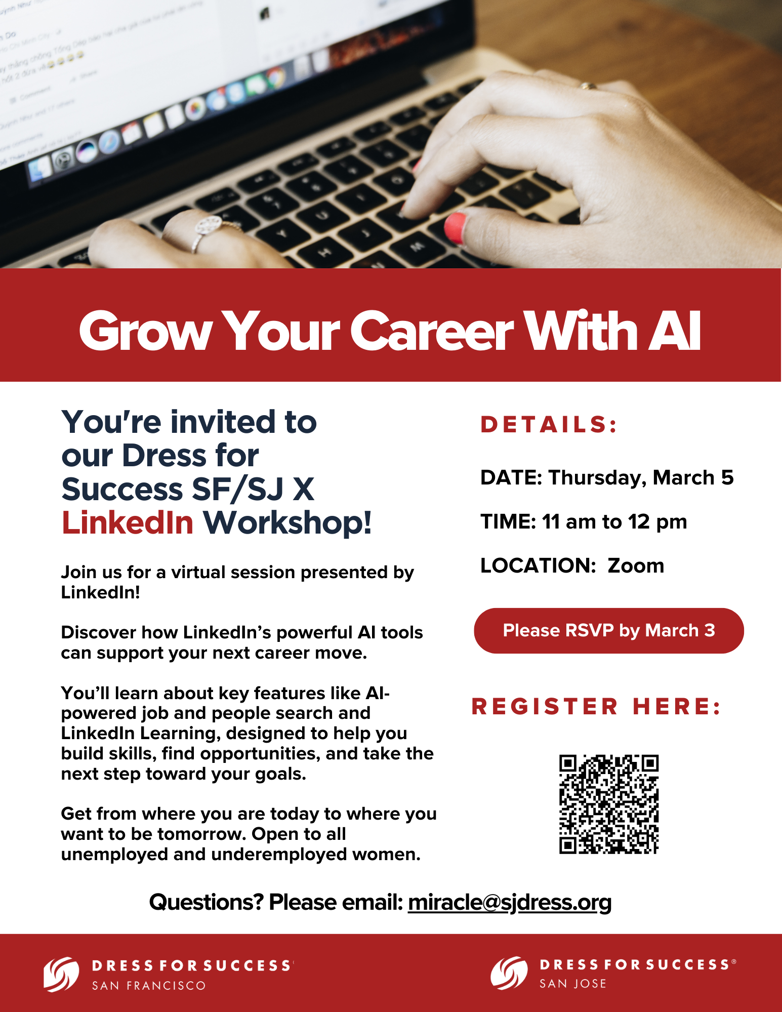 Workshop: Grow Your Career With AI, March 5
