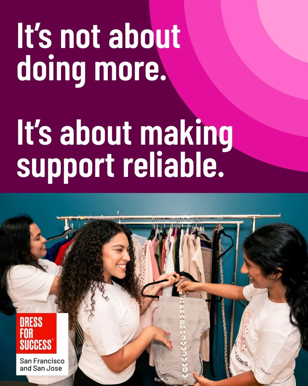 Across San Francisco and San Jose, career progress isn&rsquo;t just harder to start. It&rsquo;s harder to maintain.

Rising costs and uneven opportunity mean many women need support over longer stretches of time. 

When access to coaching and resourc