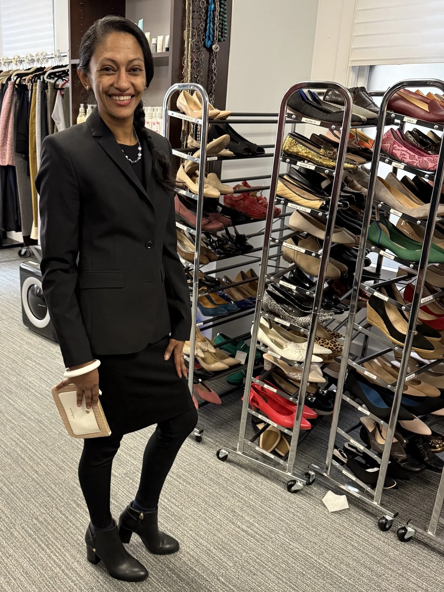 A look at some recent Career Wardrobe moments. ✨ 

At Career Wardrobe, you can shop for workplace attire in a boutique setting, with volunteer stylists available for support along the way. The goal is simple: find what feels right and walk out ready.