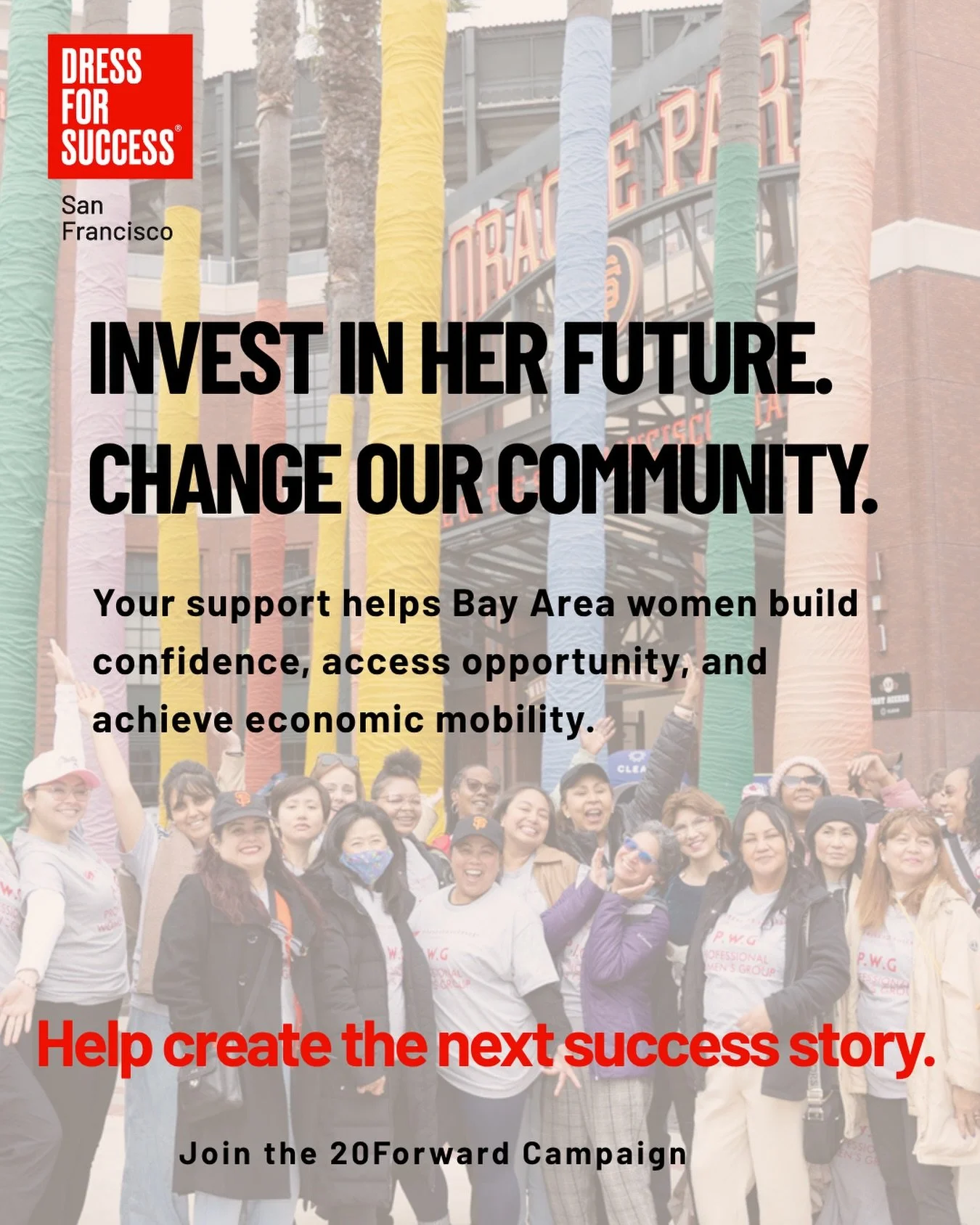 In 2025, we served 1,345 Bay Area women. 923 wardrobe appointments. 253 coaching sessions. Within a year of completing our cohort programs, women increase their income by an average of 191%.

None of this happens without you. 

This year Dress for Su
