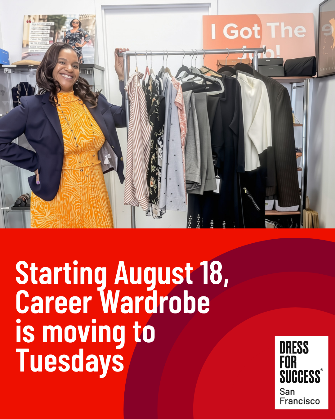 Career Wardrobe in San Francisco is Moving to Tuesdays