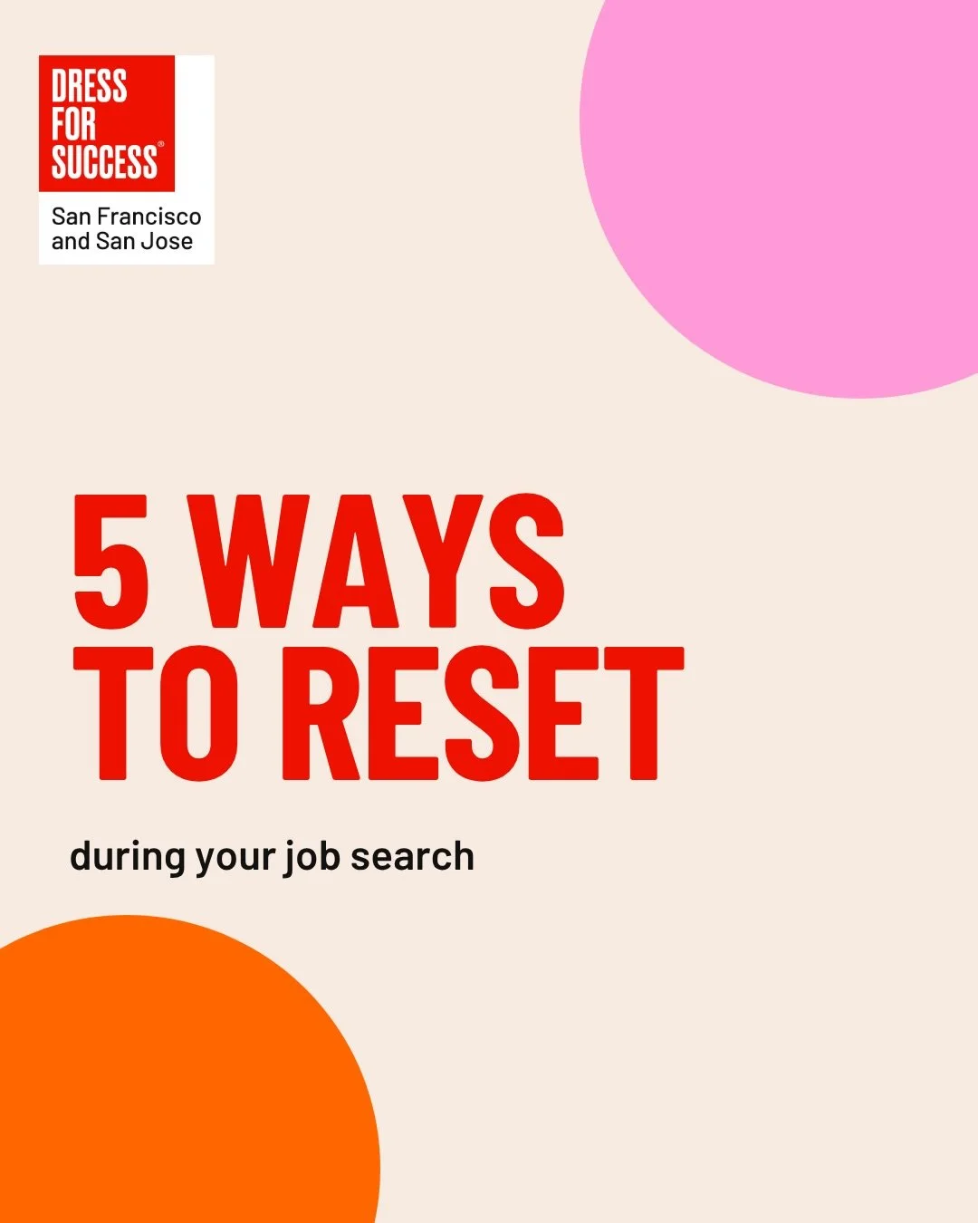 Job searching is already a full-time job. These five small resets can help you protect your energy while you do it. 💫

Swipe through, and if you need extra support along the way, virtual career coaching is free and available. 

➡️ Email us at career