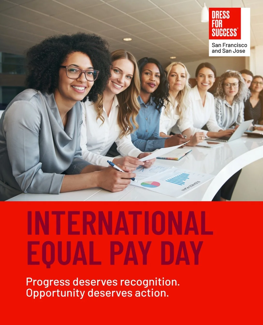 International Equal Pay Day is a moment to recognize both progress and the work still ahead.

When women are paid fairly for their work, they gain greater financial stability, more career opportunities, and more resources to invest in themselves, the