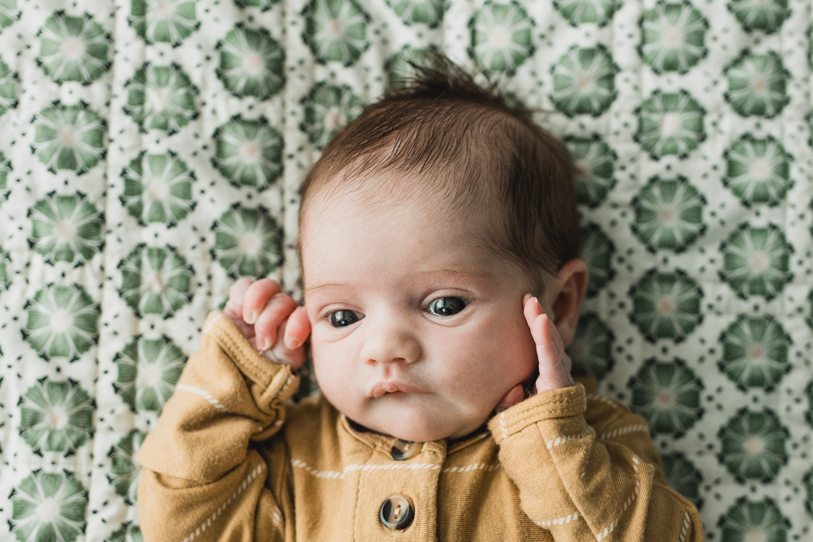 baby on bed in amsterdam home