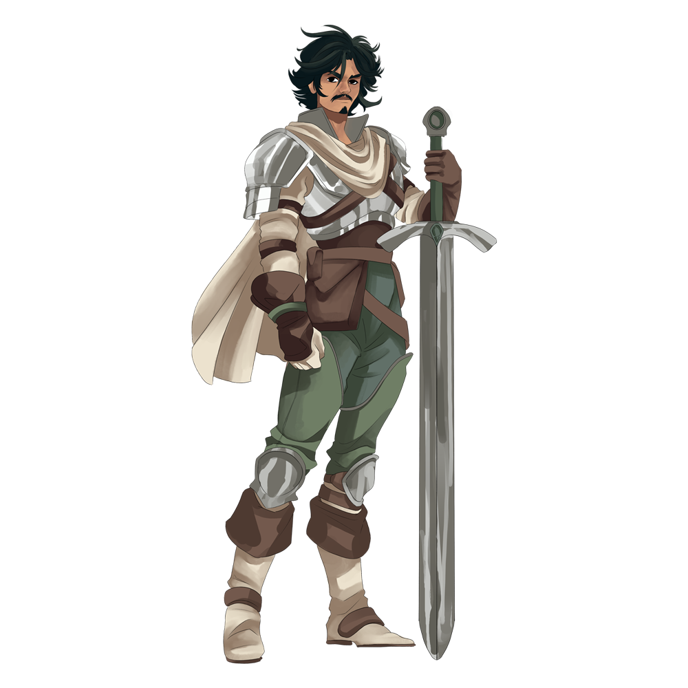 Garrick “Indy” Saltstone: Human Paladin
