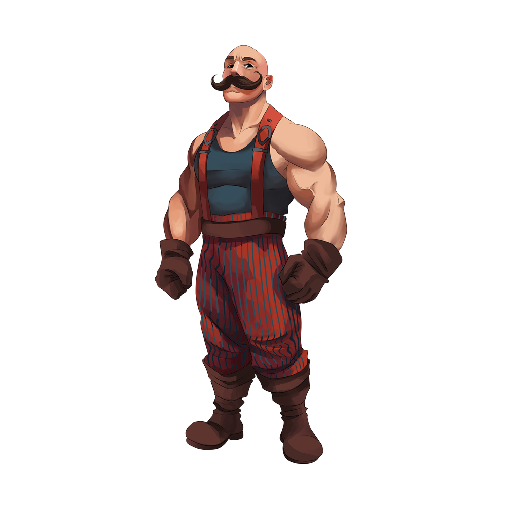 Rolf Boltbender: 

Human Barbarian