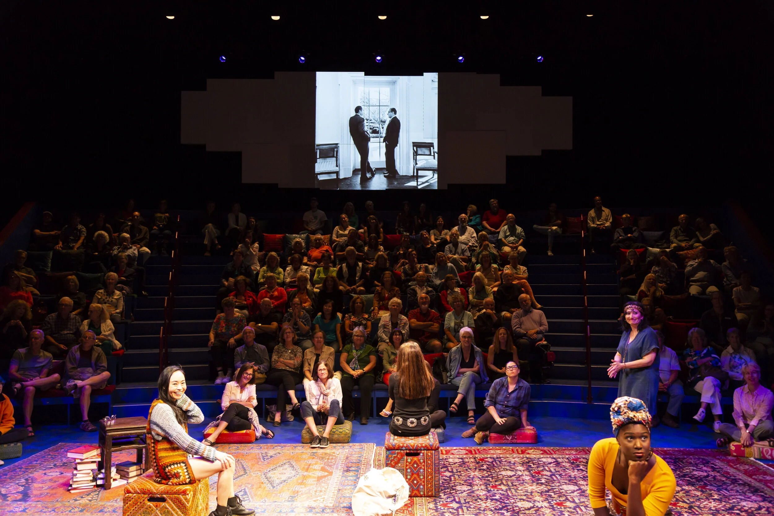 Gloria: A Life (2019). Scenic Design by Amy C. Rubin.