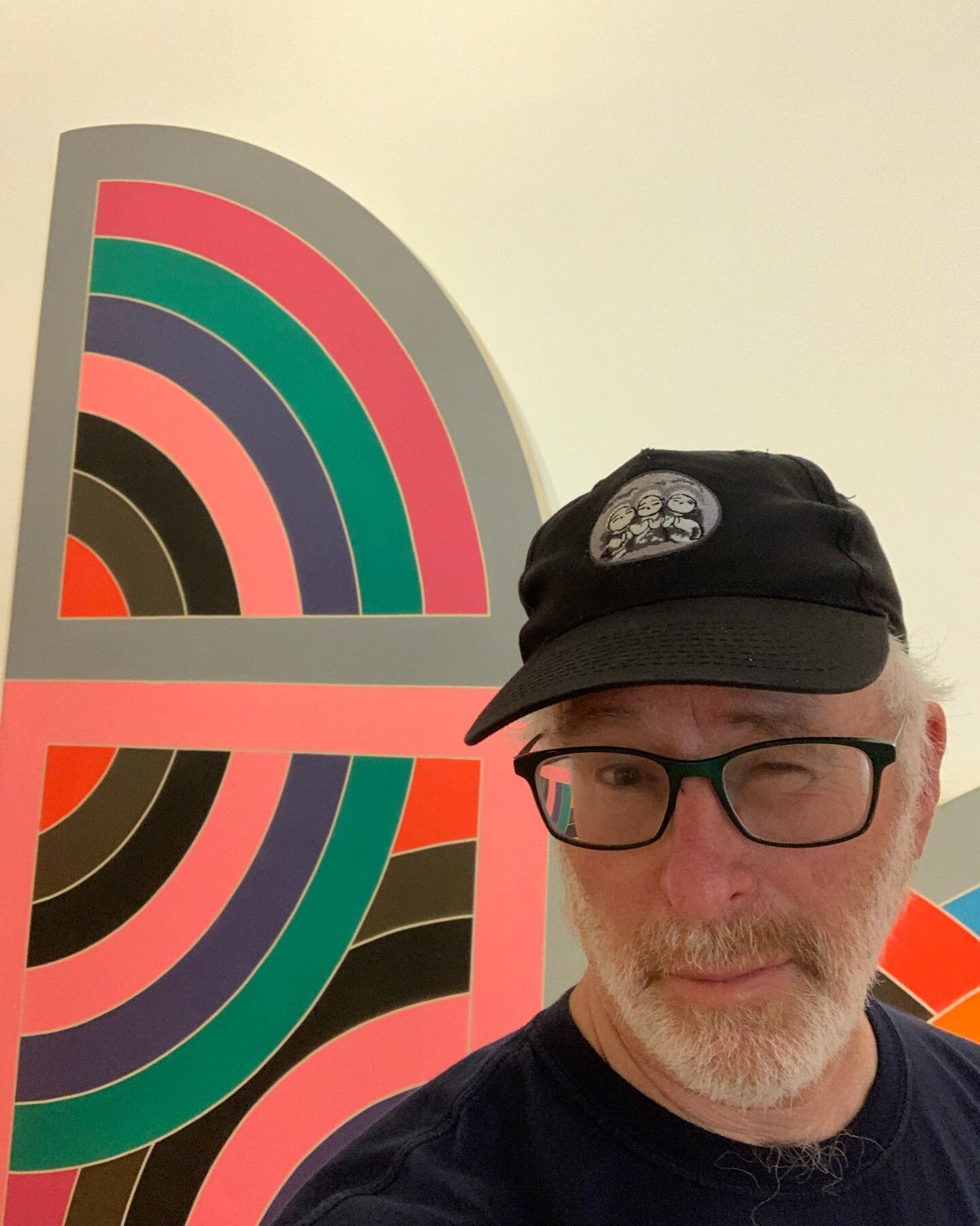 Went to an amazing contemporary art museum today. Found this old chestnut. I was reminded that my professor in grad school art history said that Frank Stella was the most significant painter of the 1960s. After much discussion I informed her that I m