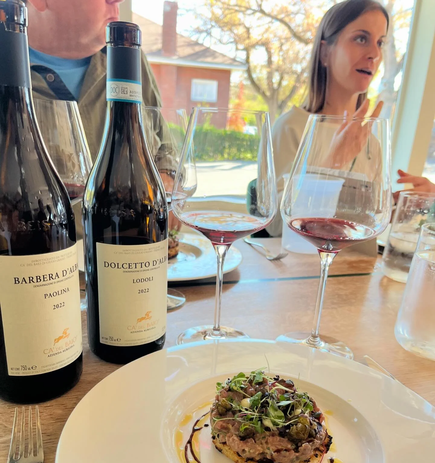 And so it begins!😎🍷🇮🇹
Starting our @cadelbaio visit in CA strong with our traditional trade lunch at @allorasacramento 

Thank you @erosesomm @chef_deneb @thedereksawyer @rlhj_nacl @kinobee81 for a delicious Langhe inspired menu and wonderful hos