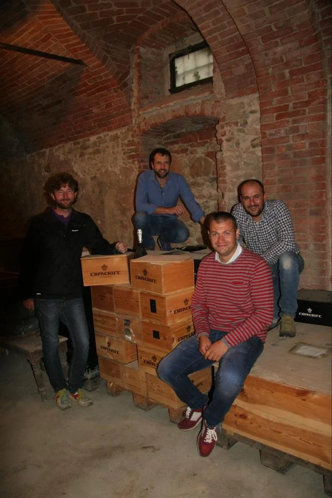 The ErPaCriFe team: Erik Dogliotti, Paolo Stella, Cristian Calatroni and Federico Scarzello