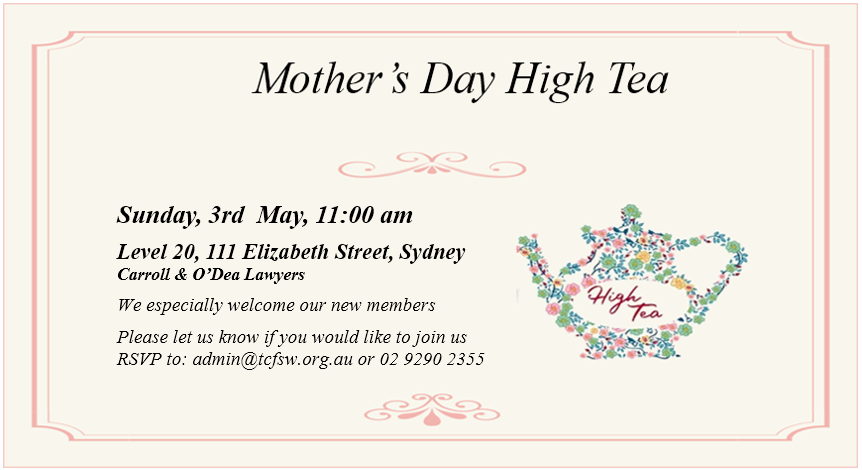 Mothers Day High Tea