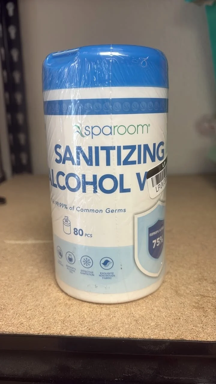 Sparoom Sanitizing Alcohol Wipes - 80 Count