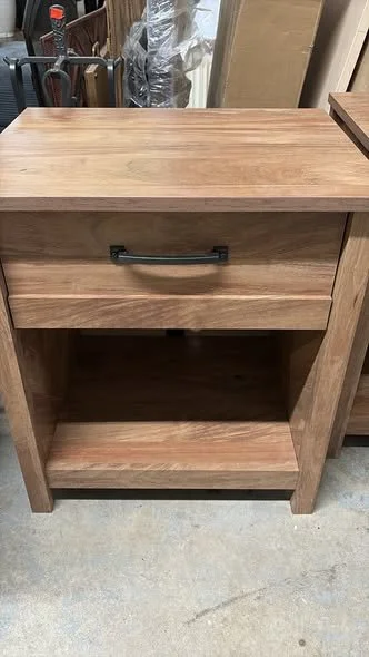 Classic Wooden Nightstand with Storage
