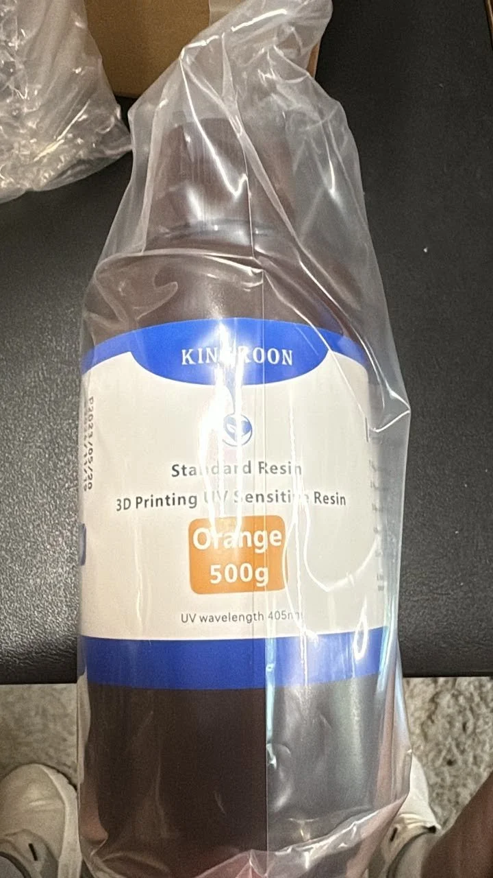 Premium Orange 3D Printing UV Resin - 500g