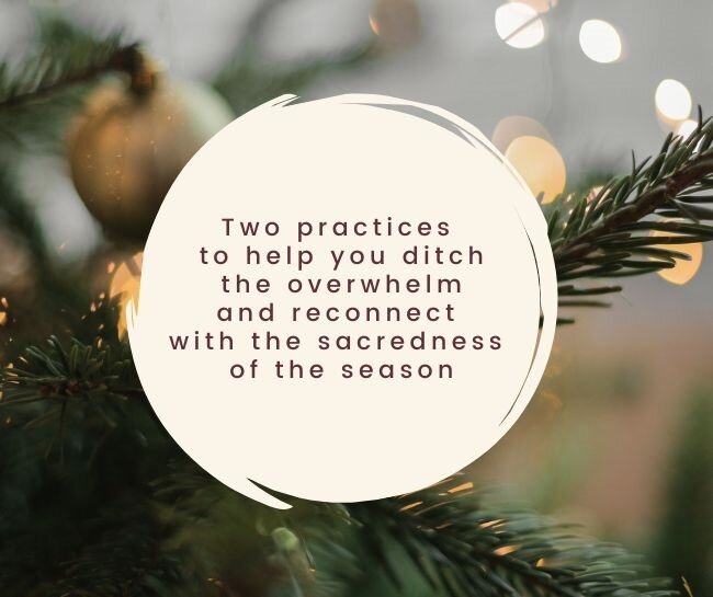 If you&rsquo;re craving less overwhelm and more connection with what you consider sacred this holiday season I invite you to listen in to the newest episode of Insight for Intuitive Living.

I&rsquo;m sharing two intuitive embodiment practices I thin