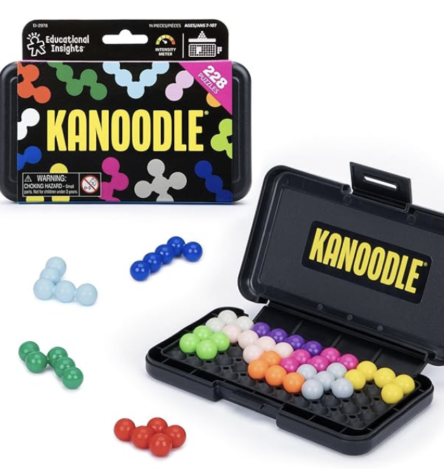 Educational Insights Kanoodle - 3D Brain Teaser Puzzles for Kids, Spatial Puzzle Games