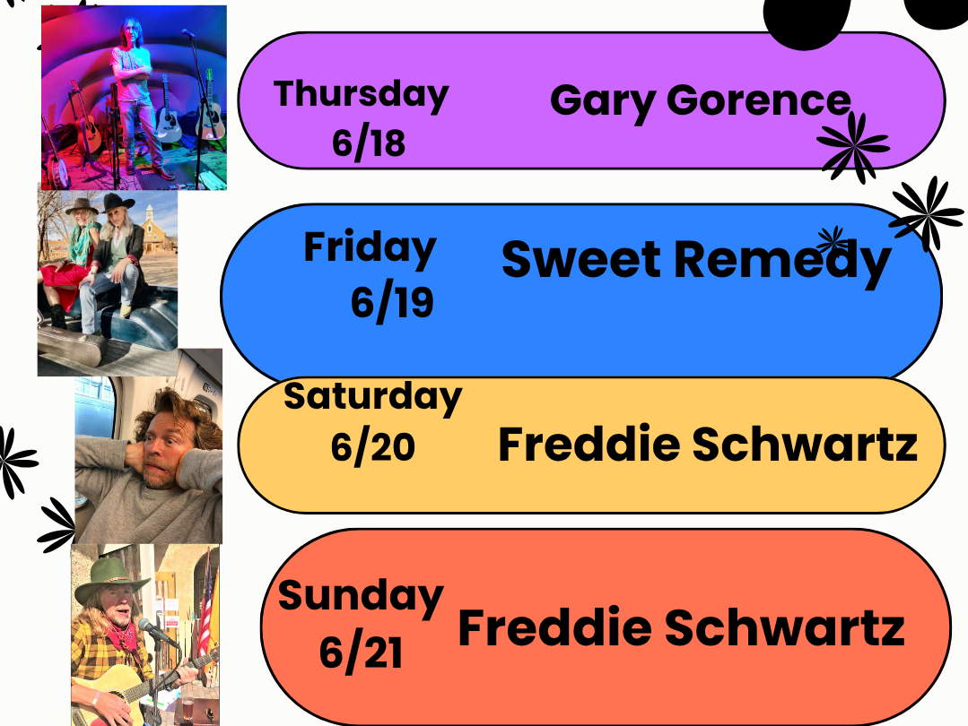 LIVE MUSIC 6/18 - 6/21