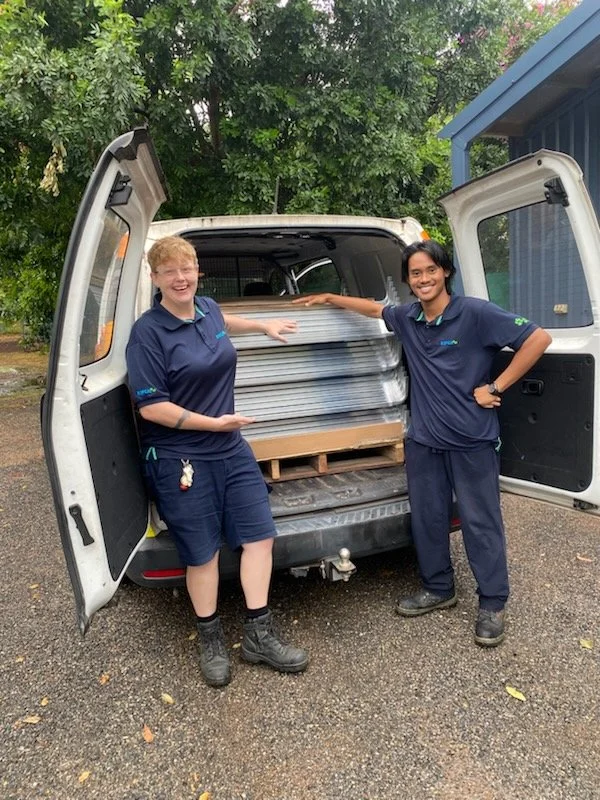 Delivery of the beds!