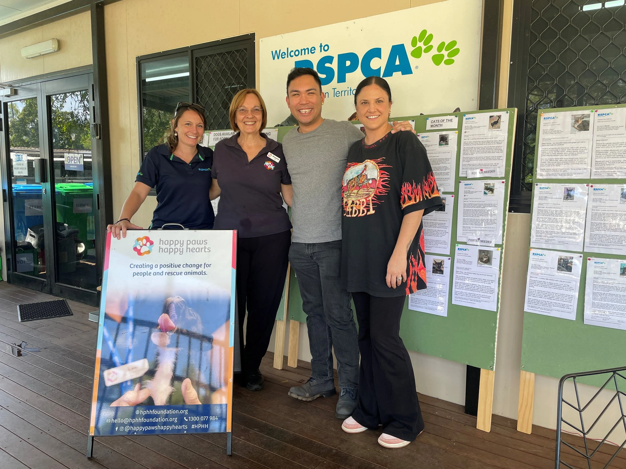 Building community through animals in care