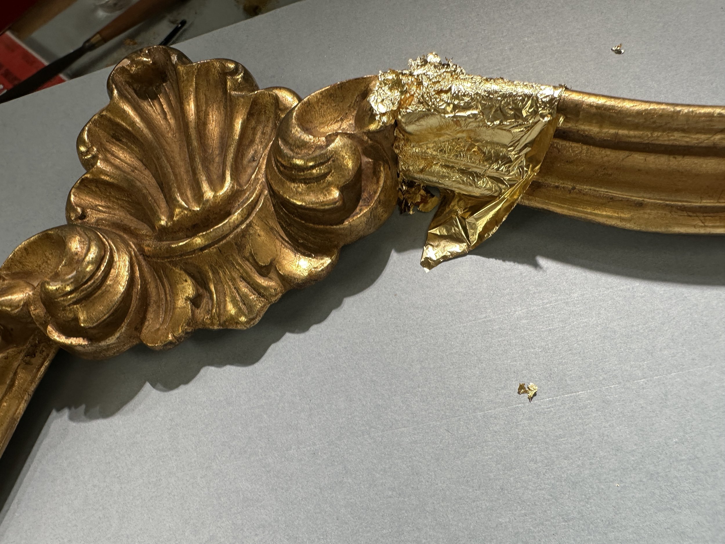 Water gilding the fill. (Photo: Jennifer Kim)