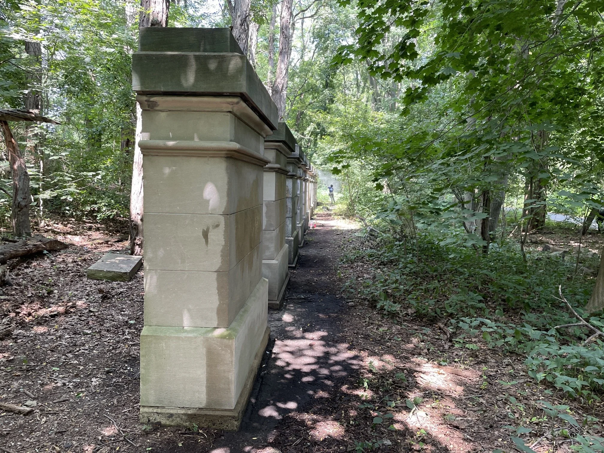 Power washing the Stones. (Photo: Magnus Cleveland)