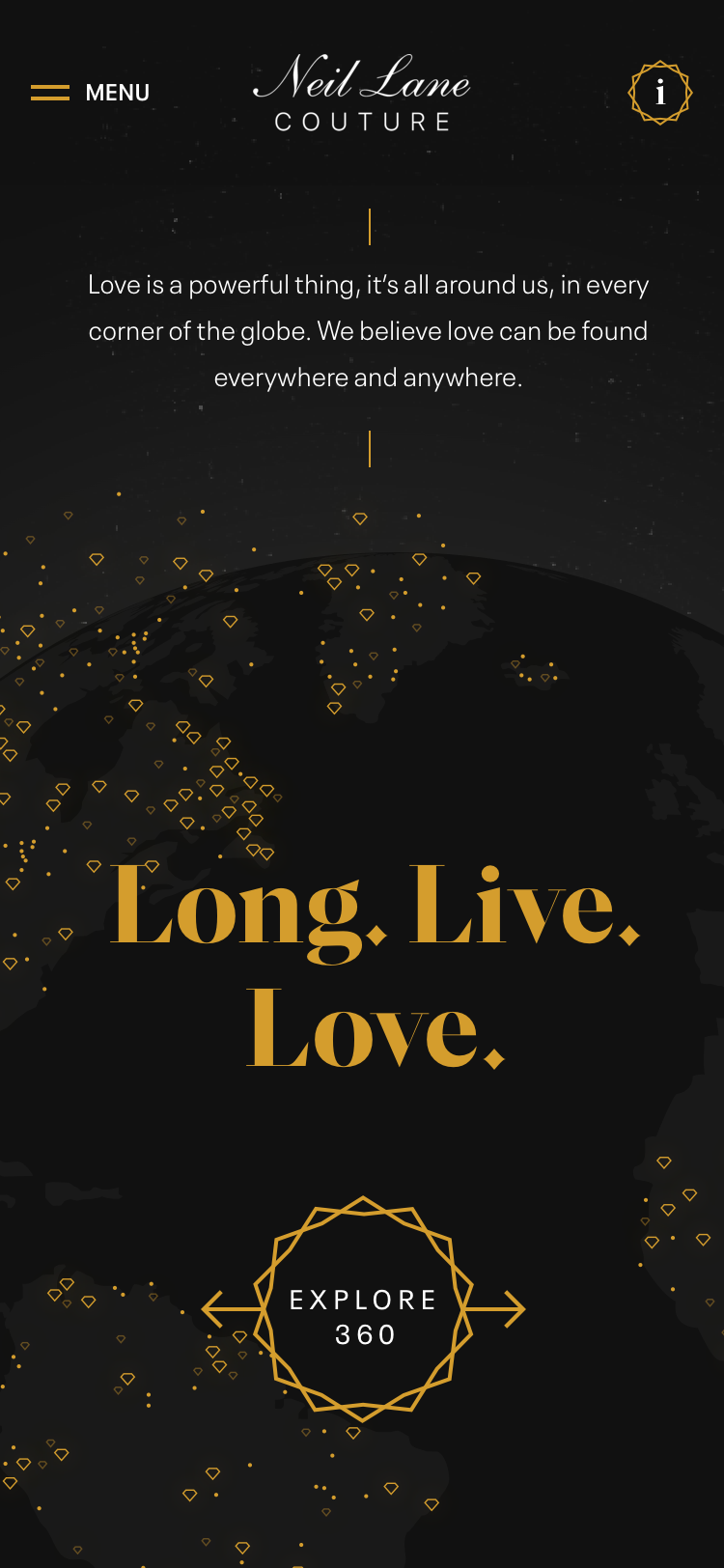 Concept: Neil Lane Experience Campaign(Mobile)