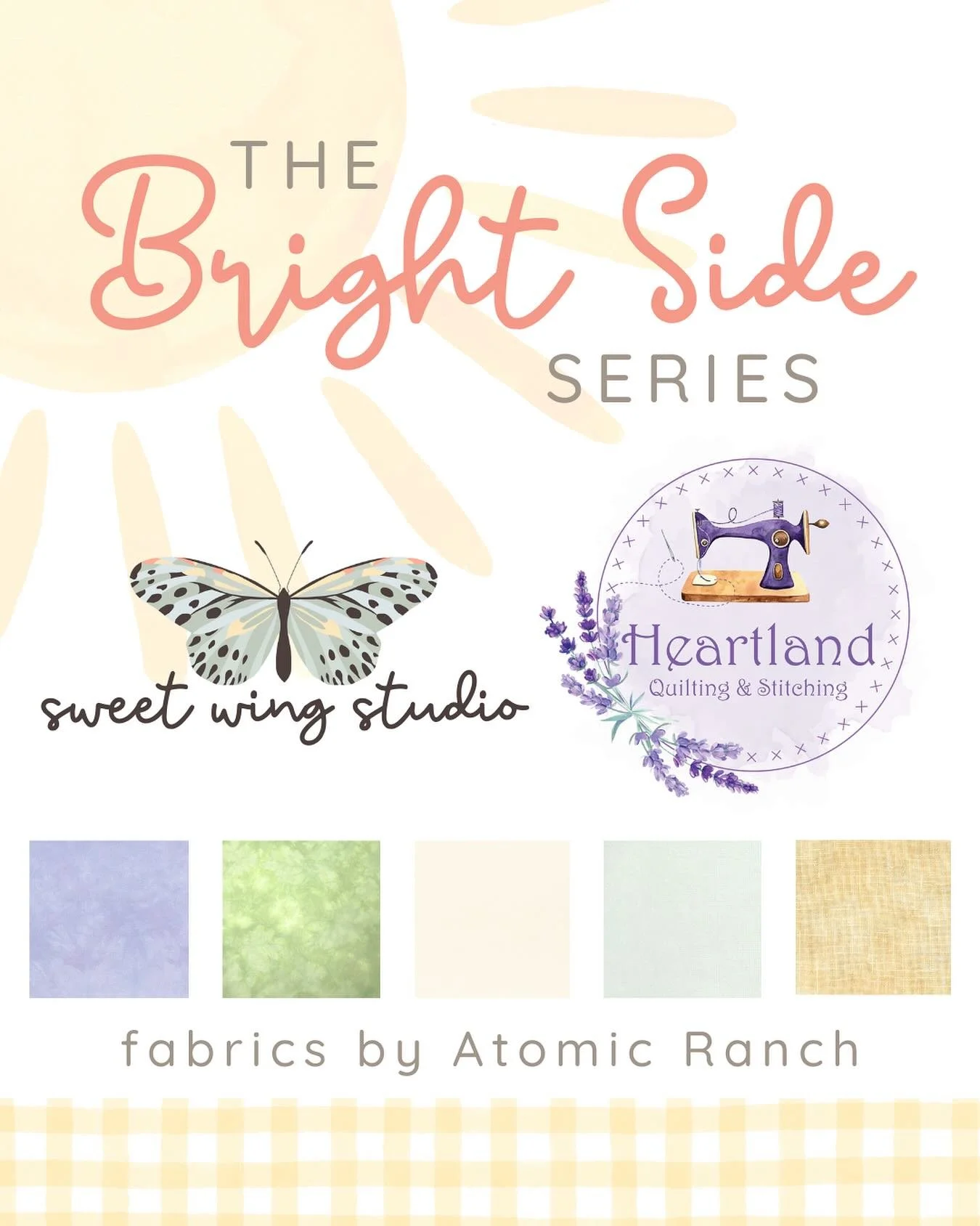 I’m super excited to announce next year’s exclusive with Heartland Quilting & Stitching ~ The Bright Side Series! โ๏ธ 
For each month in 2026, we’ll be releasing a new small-medium design (approximate stitch count of 55 x 85) fe