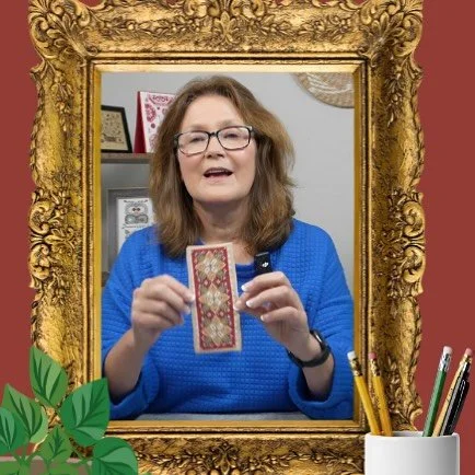 Halloween is tomorrow, and if you’re like me, one of the scariest things is finishing our cross stitch projects!  Alas, fear no more!  Look what @123stitchdotcom has created… A wonderful bookmark tutorial using the Christmas Tapestry Boo