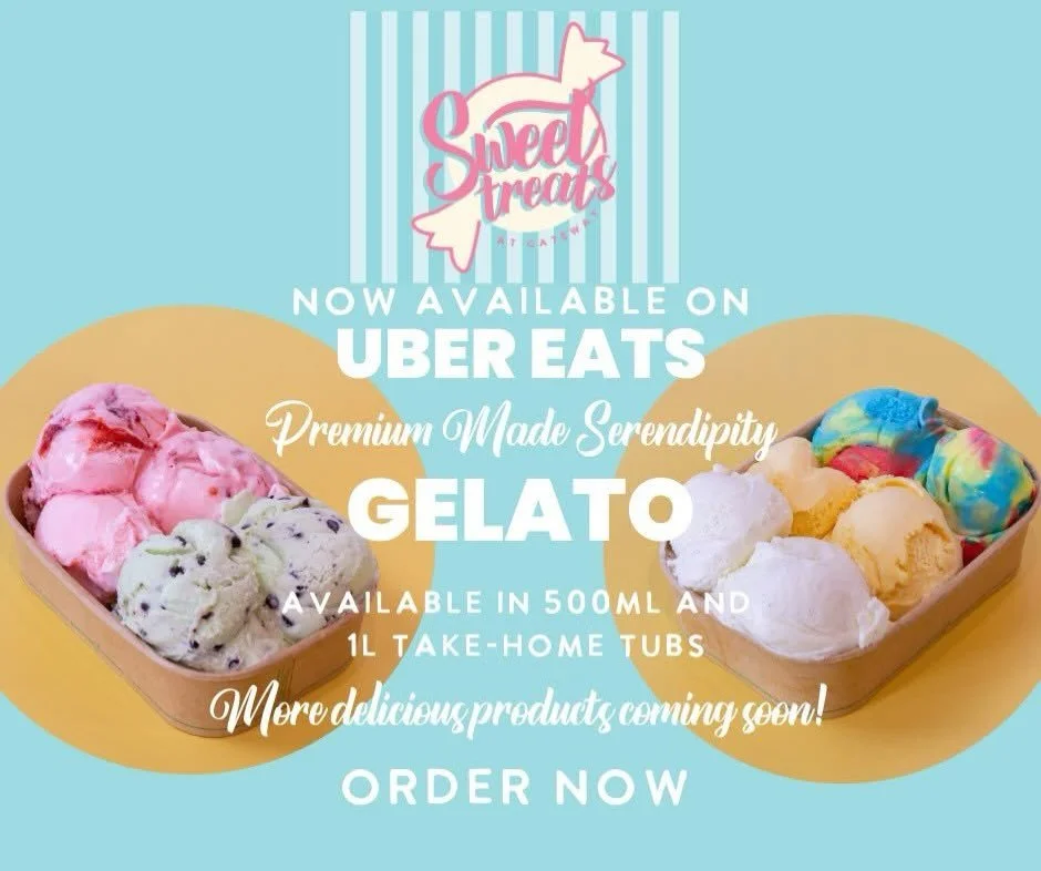 Dessert sorted tonight 🍦  Our premium gelato is now on Uber Eats . 500ml &amp; 1L take-home tubs. 

Order here 👇 
https://www.order.store/store/sweet-treats-at-gateway/j3lZ_14KUVKfiENR3iR05A

Or Find us in store at Gateway Plaza Leopold