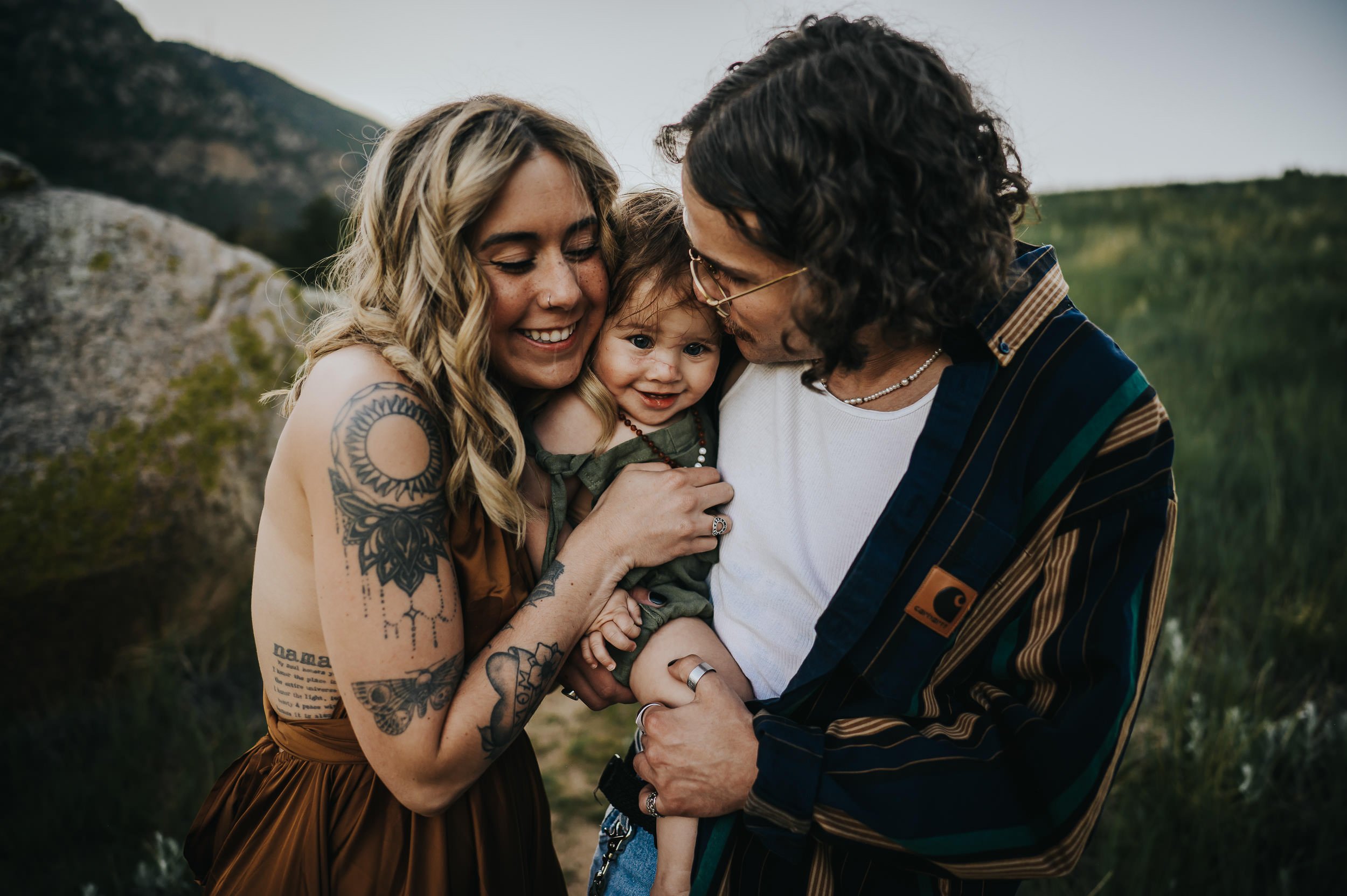 Family photo session designed to feel like an adventure in the Colorado landscape