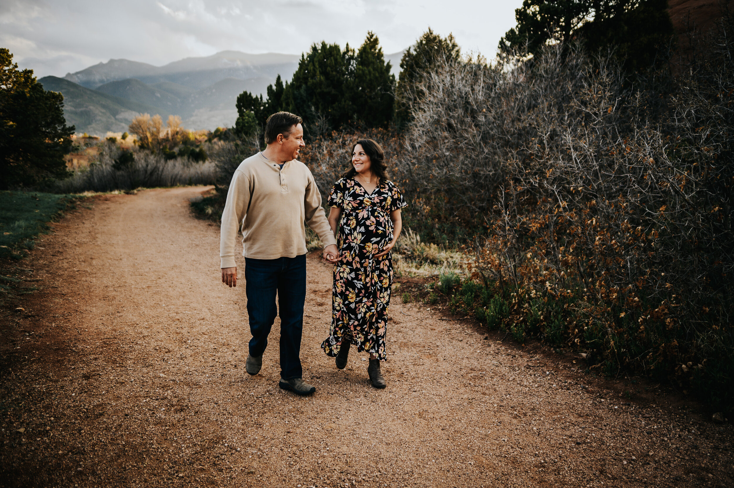 Andrea Grimm Maternity Family Session Colorado Springs Sunset Garden of the Gods Wild Prairie Photography-5-2020.jpg