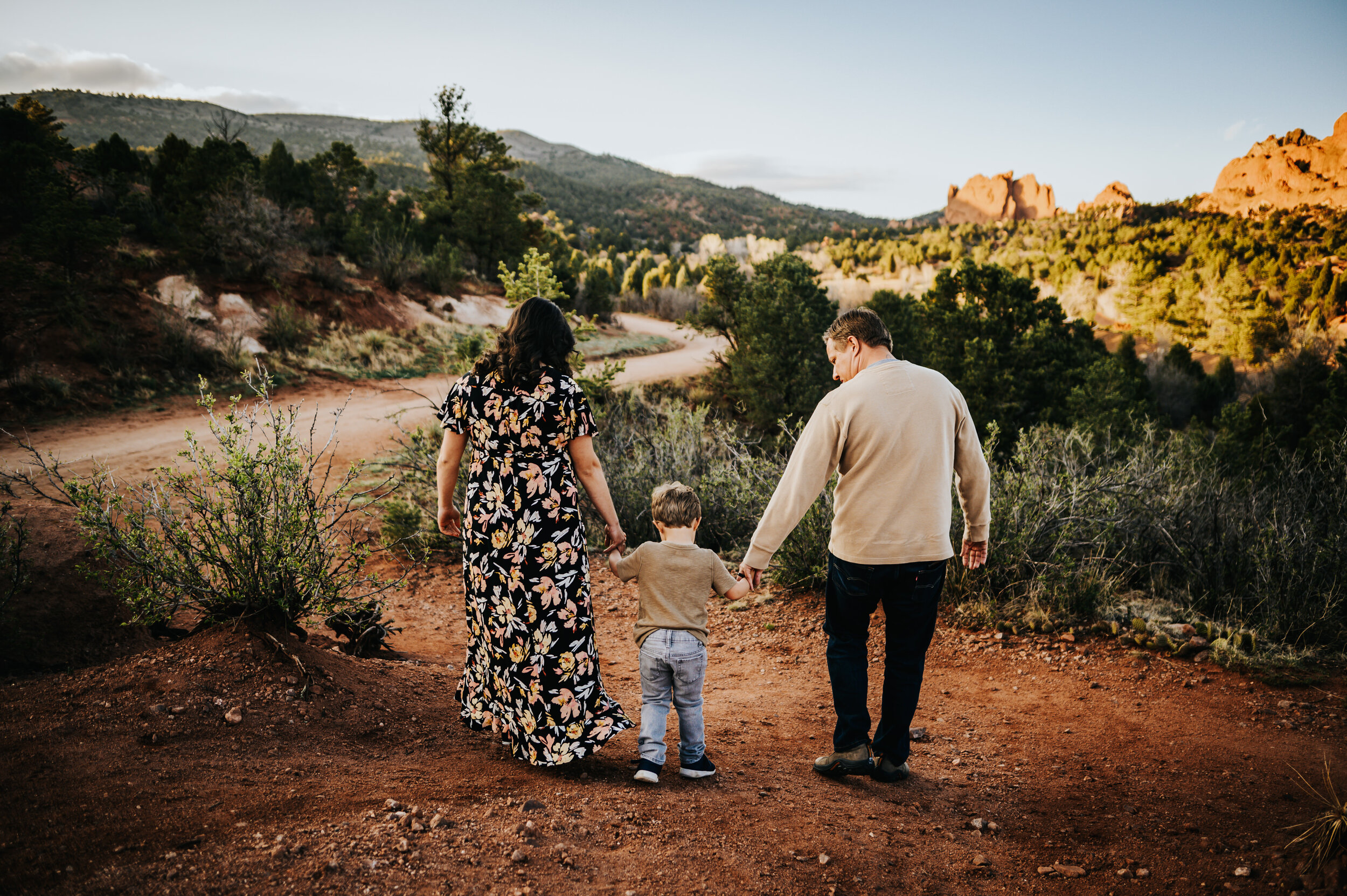 Andrea Grimm Maternity Family Session Colorado Springs Sunset Garden of the Gods Wild Prairie Photography-8-2020.jpg