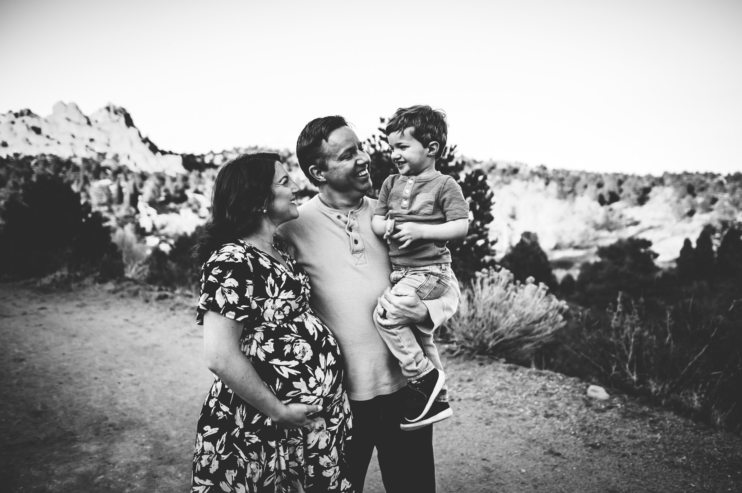 Andrea Grimm Maternity Family Session Colorado Springs Sunset Garden of the Gods Wild Prairie Photography-9-2020.jpg
