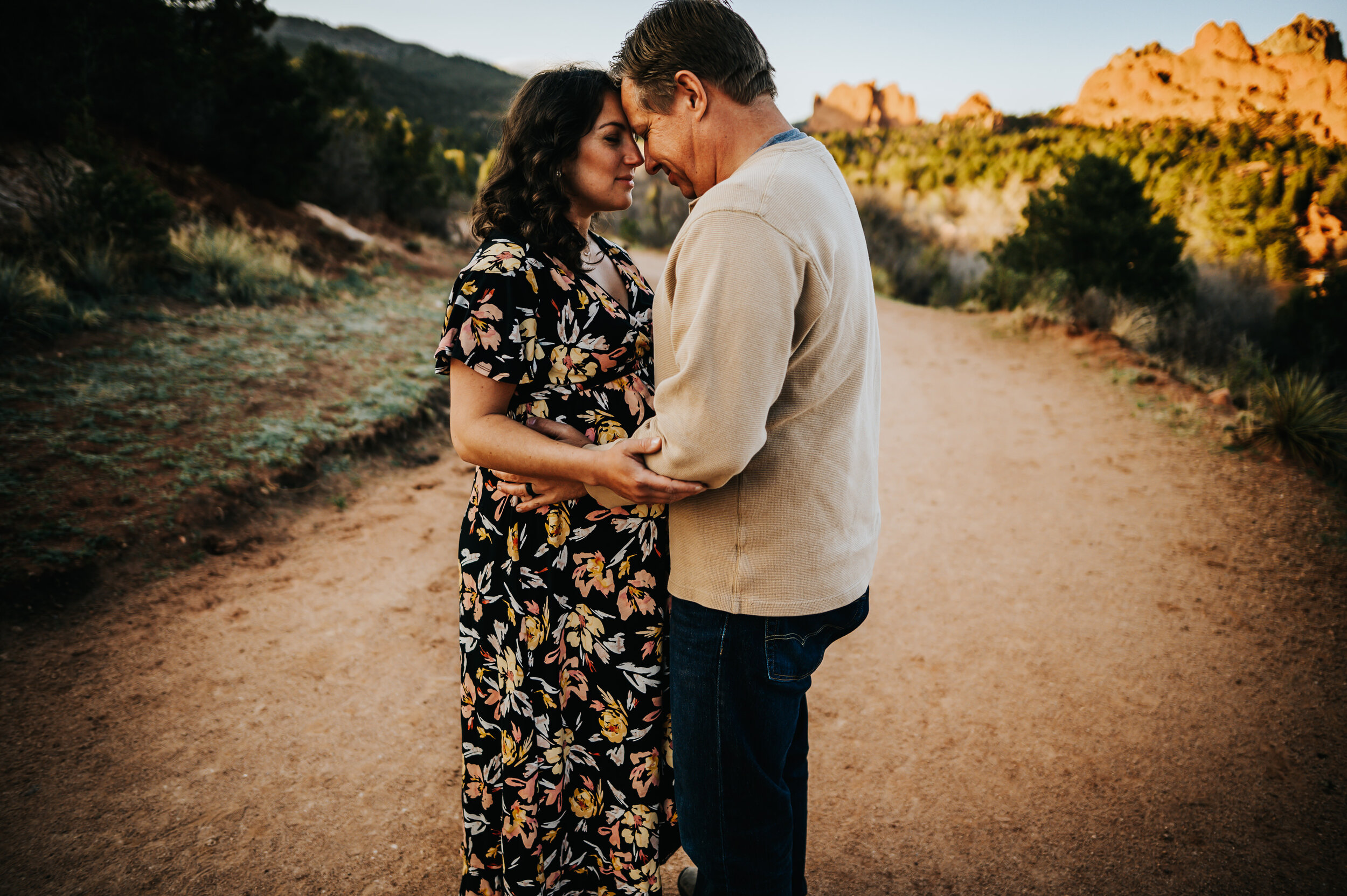 Andrea Grimm Maternity Family Session Colorado Springs Sunset Garden of the Gods Wild Prairie Photography-10-2020.jpg