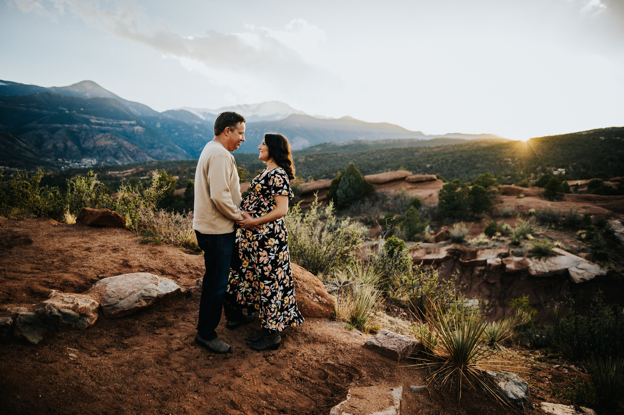 Andrea Grimm Maternity Family Session Colorado Springs Sunset Garden of the Gods Wild Prairie Photography-12-2020.jpg