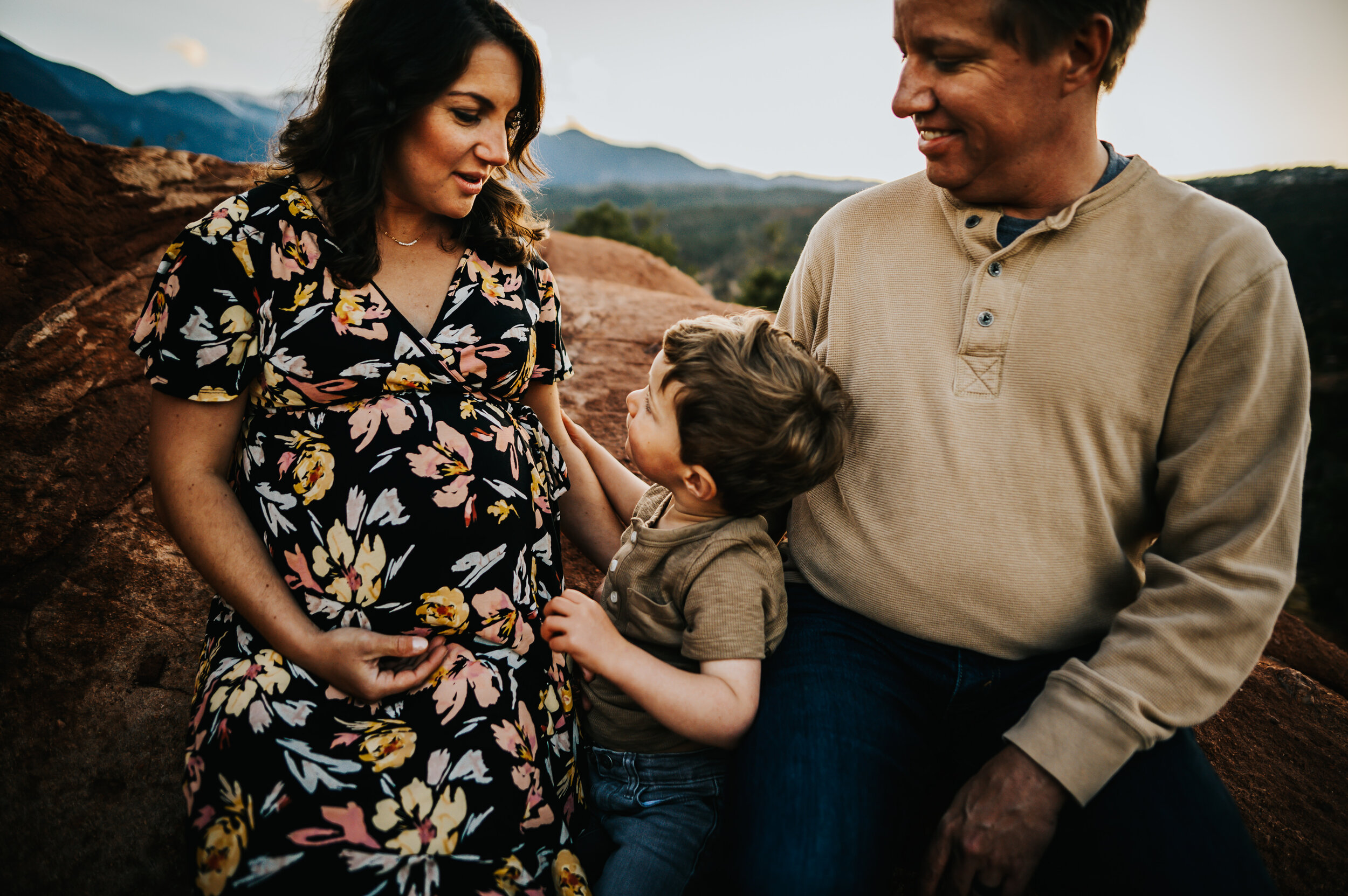 Andrea Grimm Maternity Family Session Colorado Springs Sunset Garden of the Gods Wild Prairie Photography-17-2020.jpg